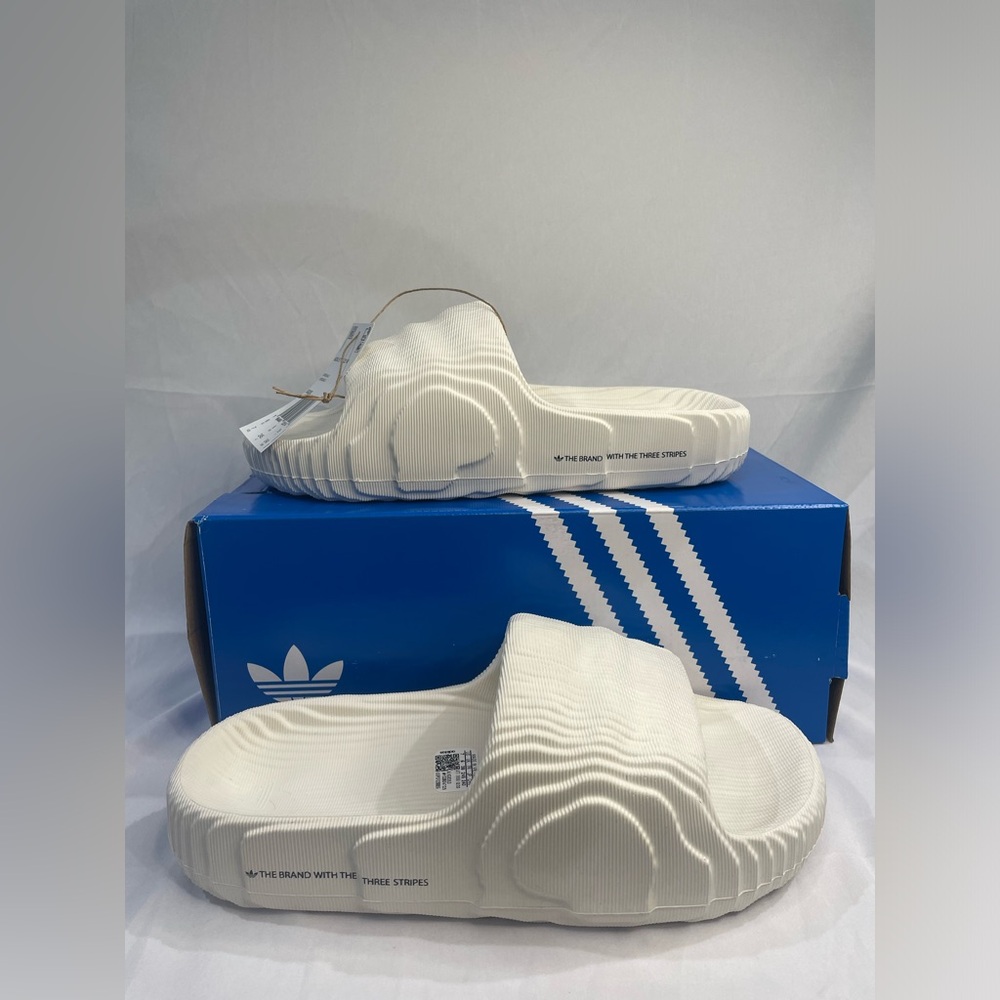 Adidas Adilette 22 Slides  Off White (IG8263) Size 7W/6M